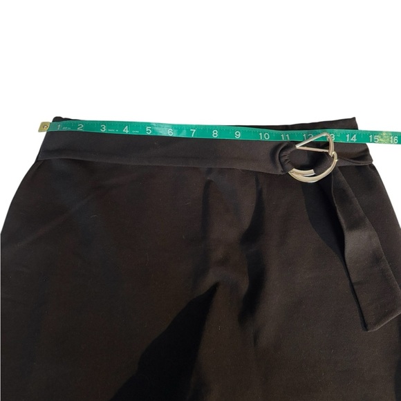 Windsor Women's Best Shot Ponte High Rise Black Belted Skort Medium - Picture 6 of 13